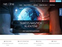 Tablet Screenshot of net-line.pl